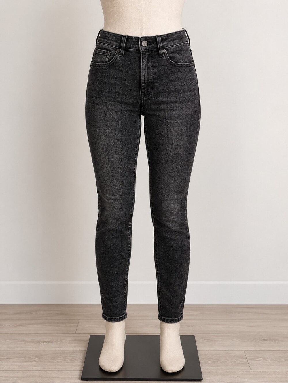 Dynamite Kate Women's Washed Black High Rise Skinny Jeans – Size 25